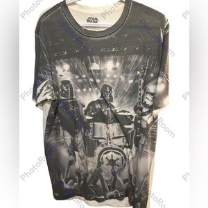 Star Wars Fifth Sun T-Shirt Rare XL 2013 Band Darth Vader all over print